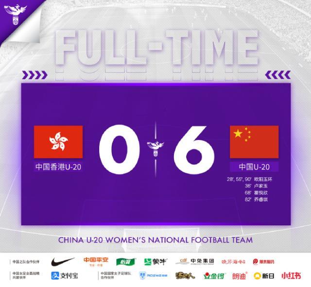 app下载-【U20女足亚预赛】欧阳玉环戴帽 中国6比0中国香港